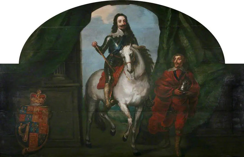 राजा चार्ल्स I (1600-1649) और उसके सवार एम. डी सेंट ऑंटोइन, ईपरग्नोन के शूरवीर - एंटोनी वैन डाइक