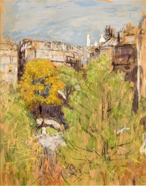 Le Sacré-Cœur vu de l’appartement de l’artiste place Vintimille - Édouard Vuillard - Alpha Reproduction