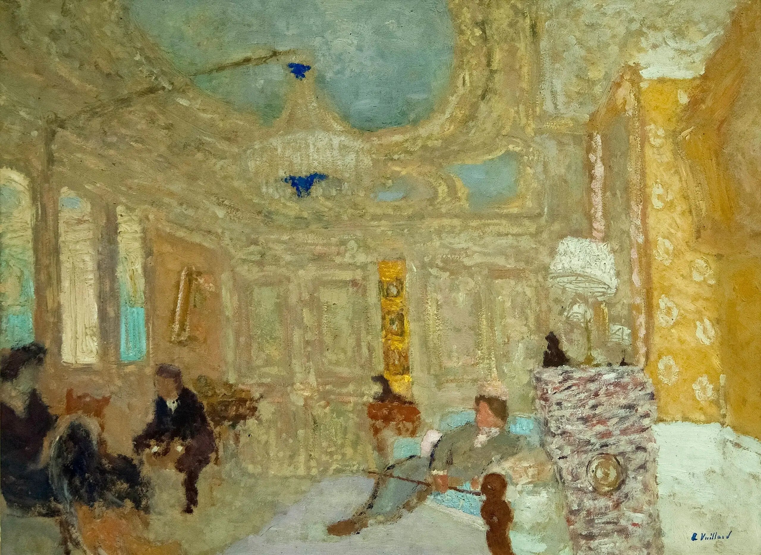 Le salon des Hessel rue de Rivoli - Édouard Vuillard - Alpha Reproduction