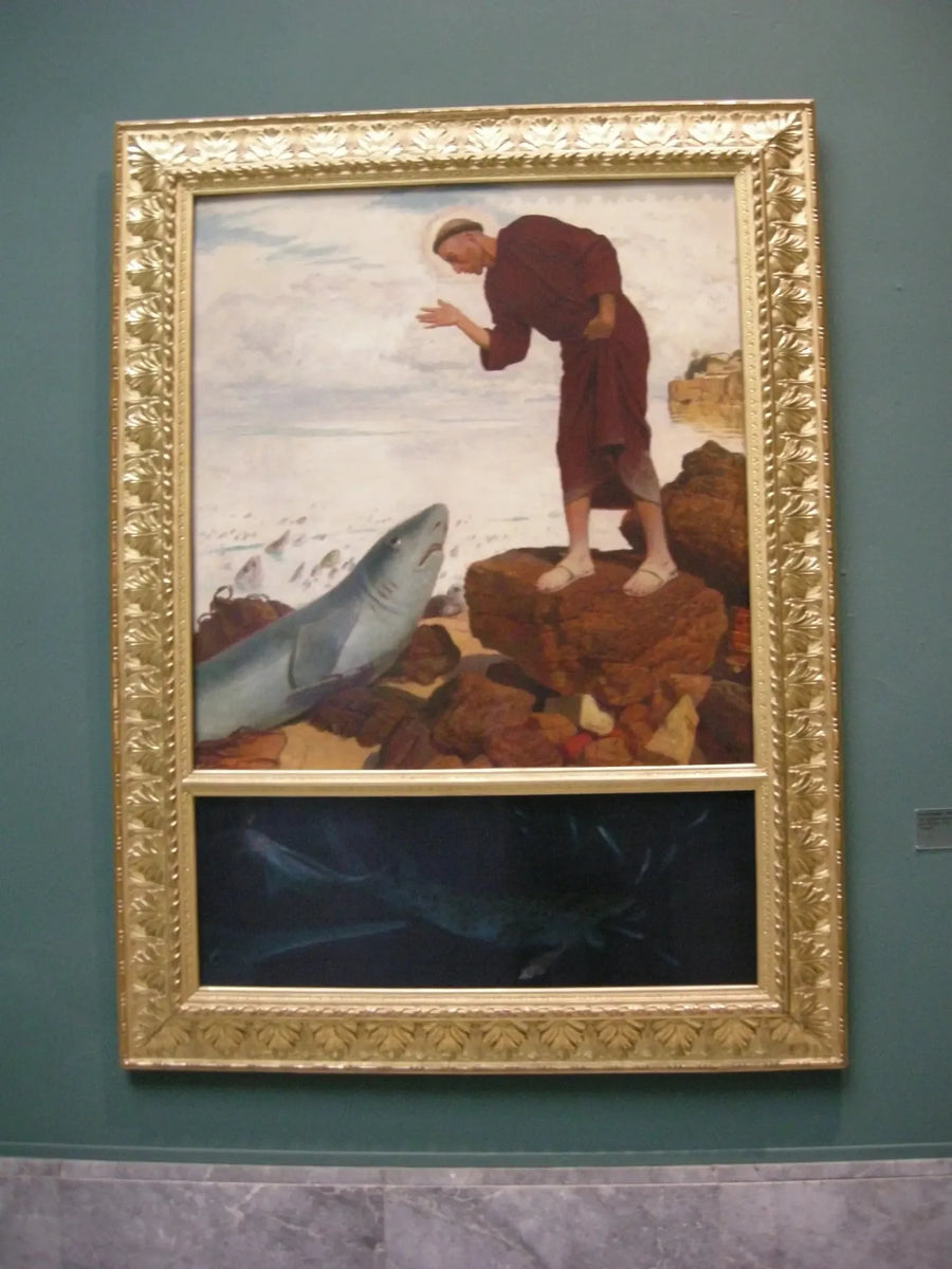 Antoine का उपदेश - Arnold Böcklin