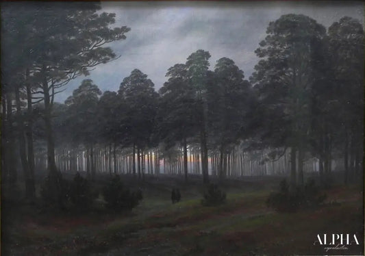 Le soir - Caspar David Friedrich - Reproductions de tableaux et peintures haut de gamme