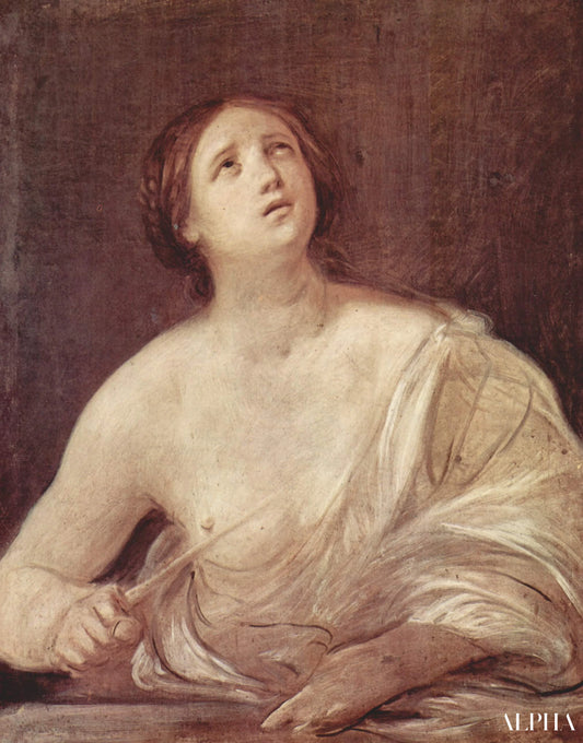 Suicide of Lucretia - Guido Reni - Reproductions de tableaux et peintures haut de gamme