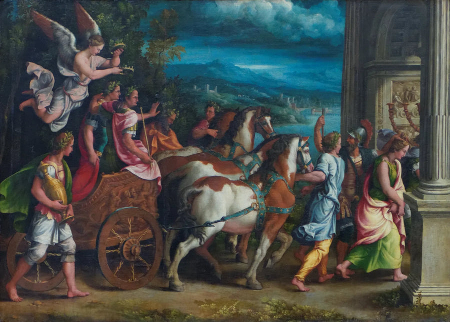 Le Triomphe de Titus et Vespasien - Giulio Romano