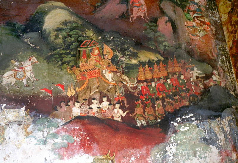 Le Vessantara Jataka à Wat Suwannaram - Ateliers de Wat Suwannaram