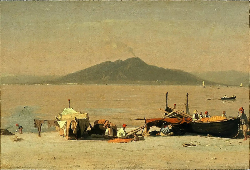 Marina Grande, Capri से वेसुवियस - सैंडफोर्ड रॉबिन्सन गिफ़र्ड