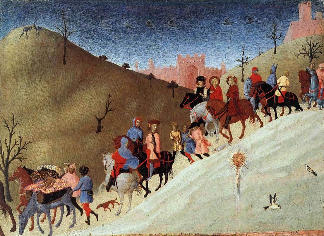 Le Voyage des rois mages - Stefano di Giovanni (Sassetta) - Alpha Reproduction