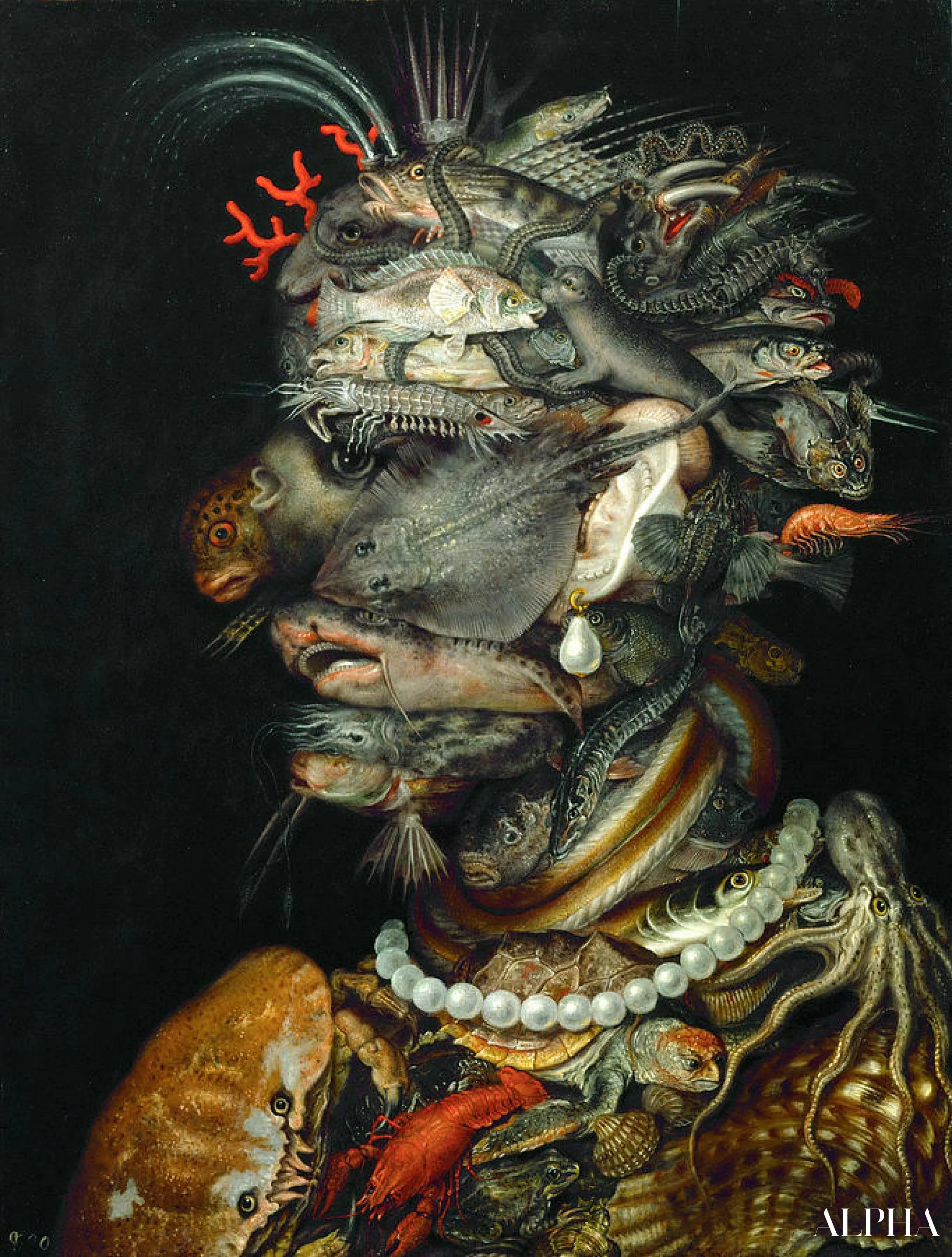 L'eau - Arcimboldo - Reproductions de tableaux et peintures haut de gamme