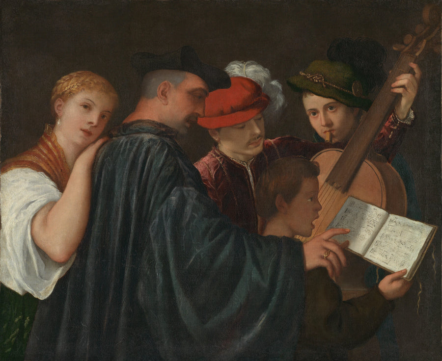 La leçon de musique - Titien