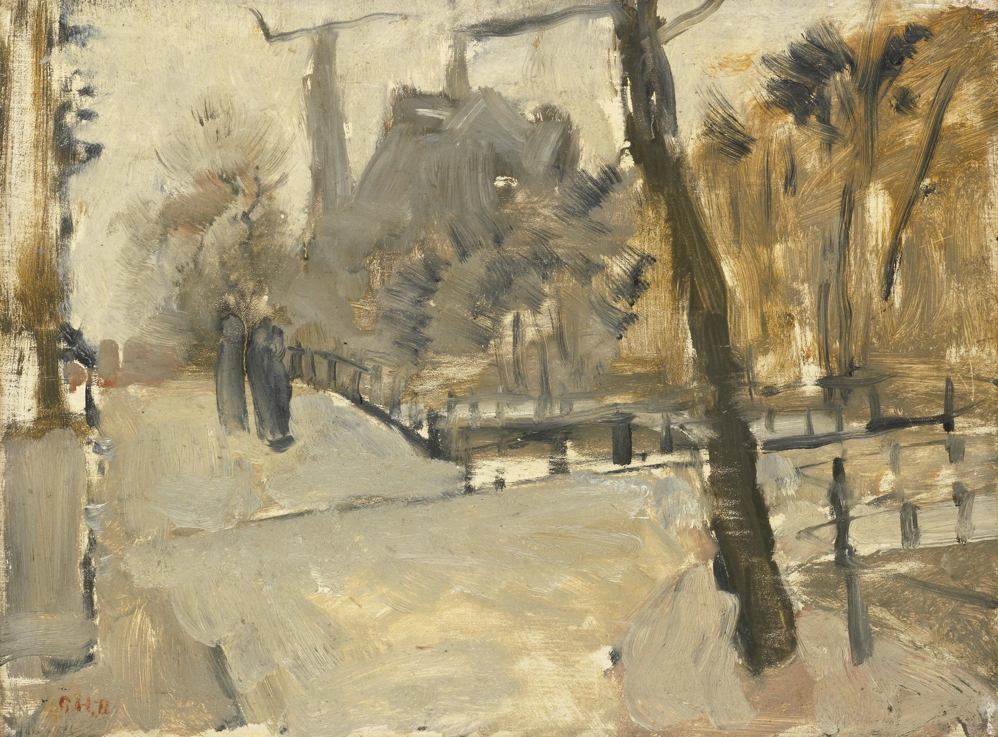 Le Leidsegracht à Amsterdam - George Hendrik Breitner