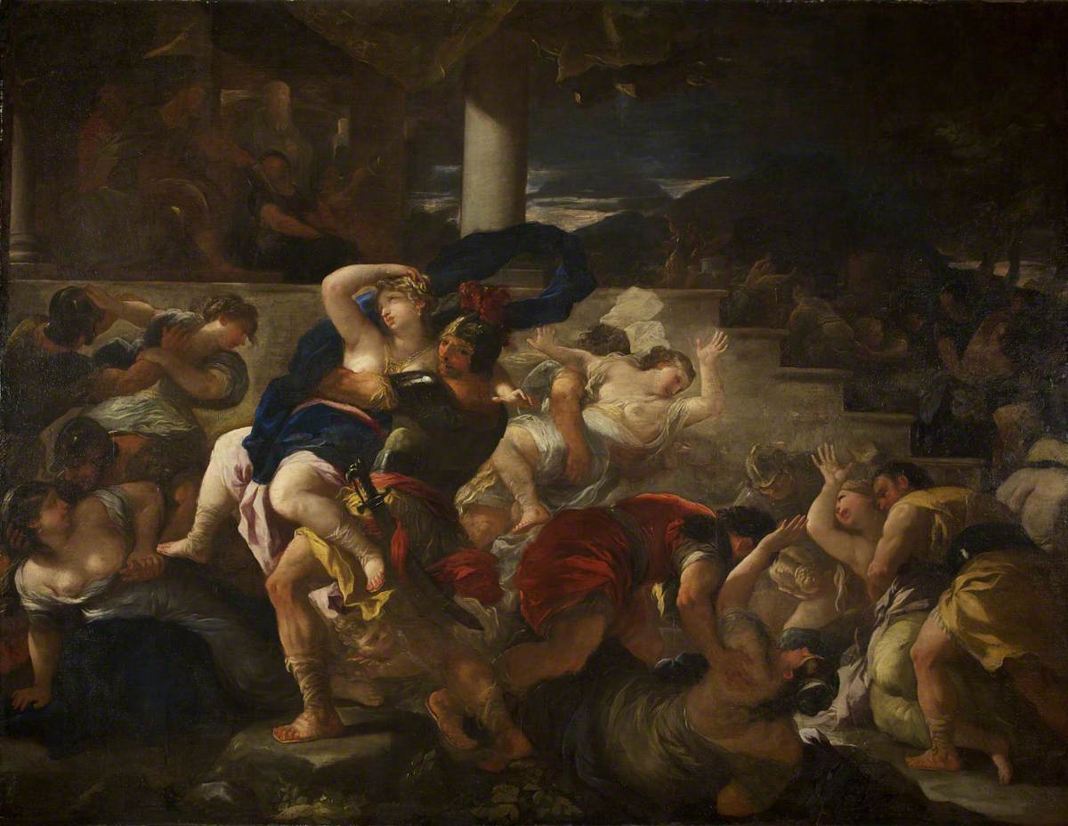 L’enlèvement des Sabines - Luca Giordano - Alpha Reproduction