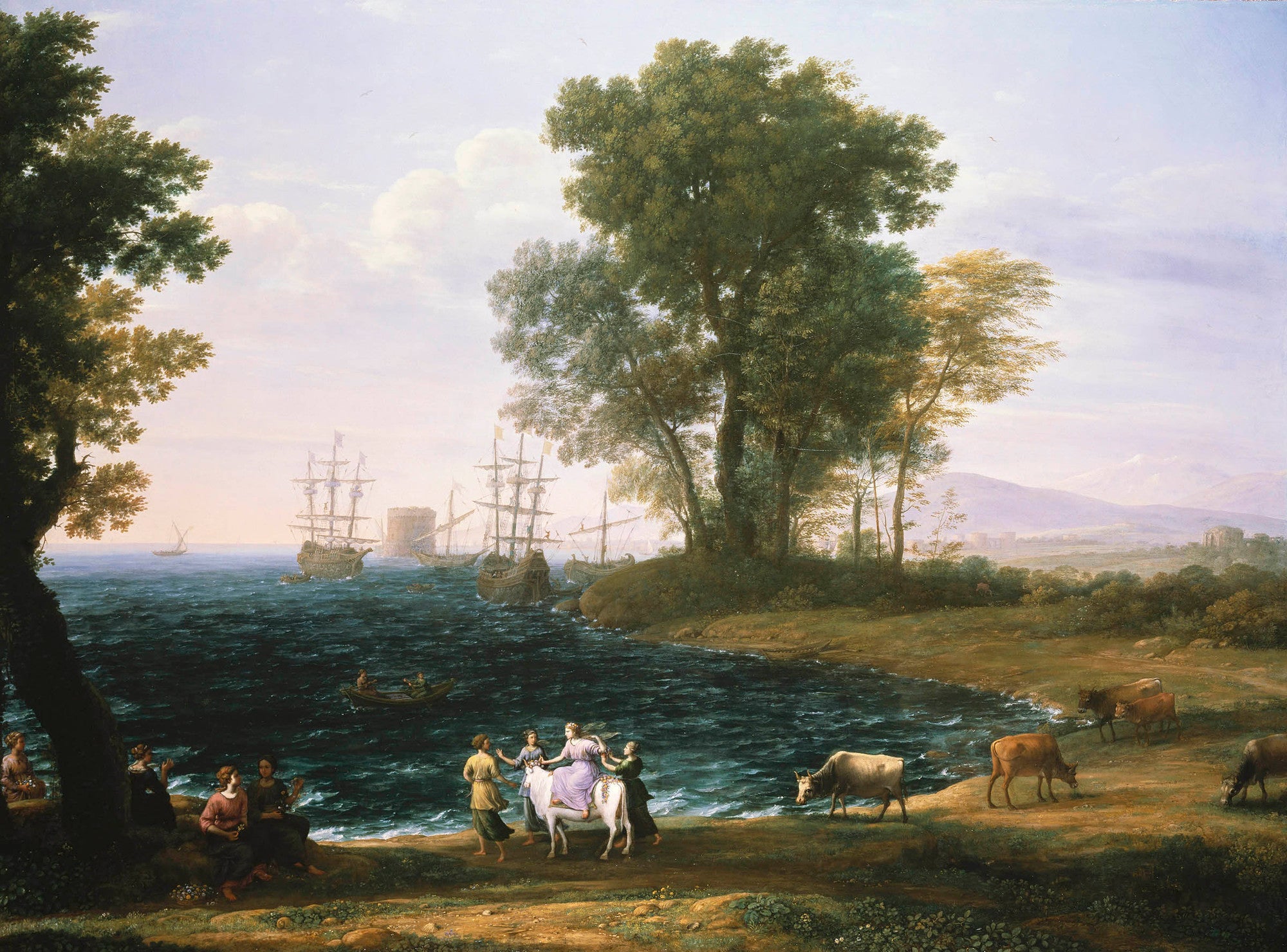 L’enlèvement d’Europe - Claude Lorrain - Alpha Reproduction