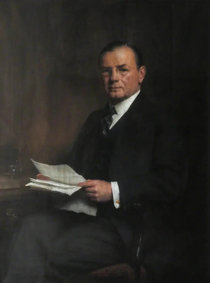 लियोपोल्ड चार्ल्स मौरिस स्टेननेट अमेरी (1873–1955), CH, प्रदर्शनीकर्ता (1892), मानद साथी (1946), भारत के राज्य सचिव (1940–1945) - ल्यूक फिल्ड्स
