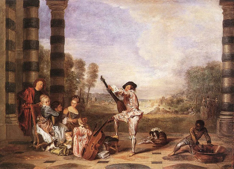 जीवन के आकर्षण - Antoine Watteau