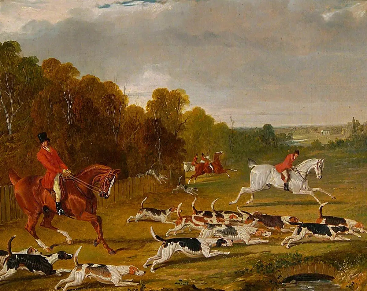 Les chiens quittent le secret - John Frederick Herring, Sr. image 1 reproduction réalisée par Alpha Reproduction