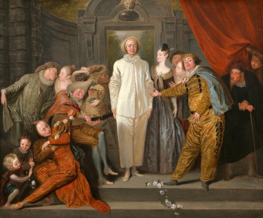इटालियन कॉमेडियन - Antoine Watteau