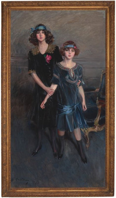 Les demoiselles Muriel et Consuelo Vanderbilt - Giovanni Boldini - Alpha Reproduction
