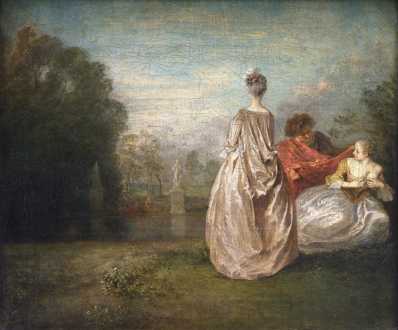 दो चचेरे भाई - Antoine Watteau
