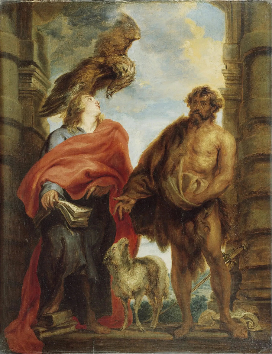 दो संत जॉन - Antoine van Dyck