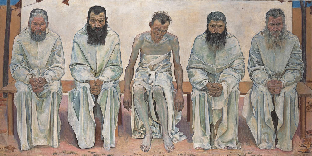 Les fatigués de la vie - Ferdinand Hodler image 1 copie de tableau peinte à la main