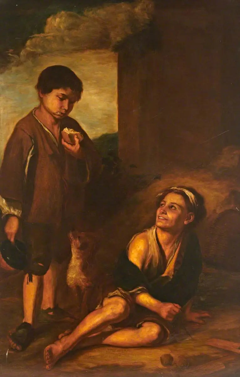भिखारी लड़के - बार्टोलोमे़ Esteban Murillo