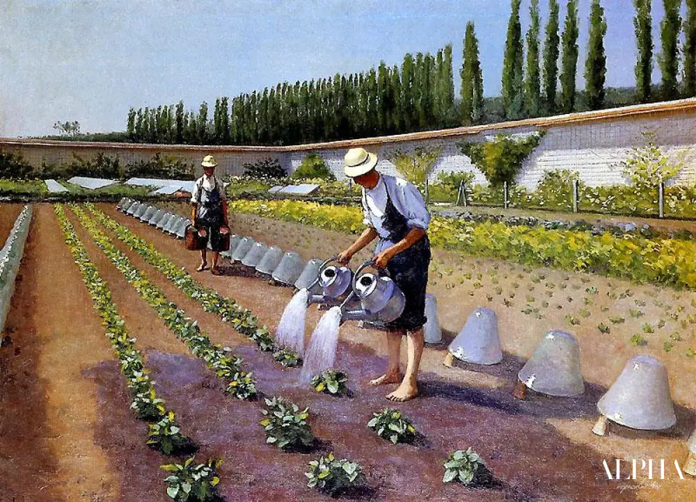 Les jardiniers - Caillebotte - Reproductions de tableaux et peintures haut de gamme