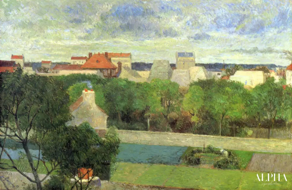 Les Jardins du Marché de Vaugirard - Paul Gauguin - Reproductions de tableaux et peintures haut de gamme