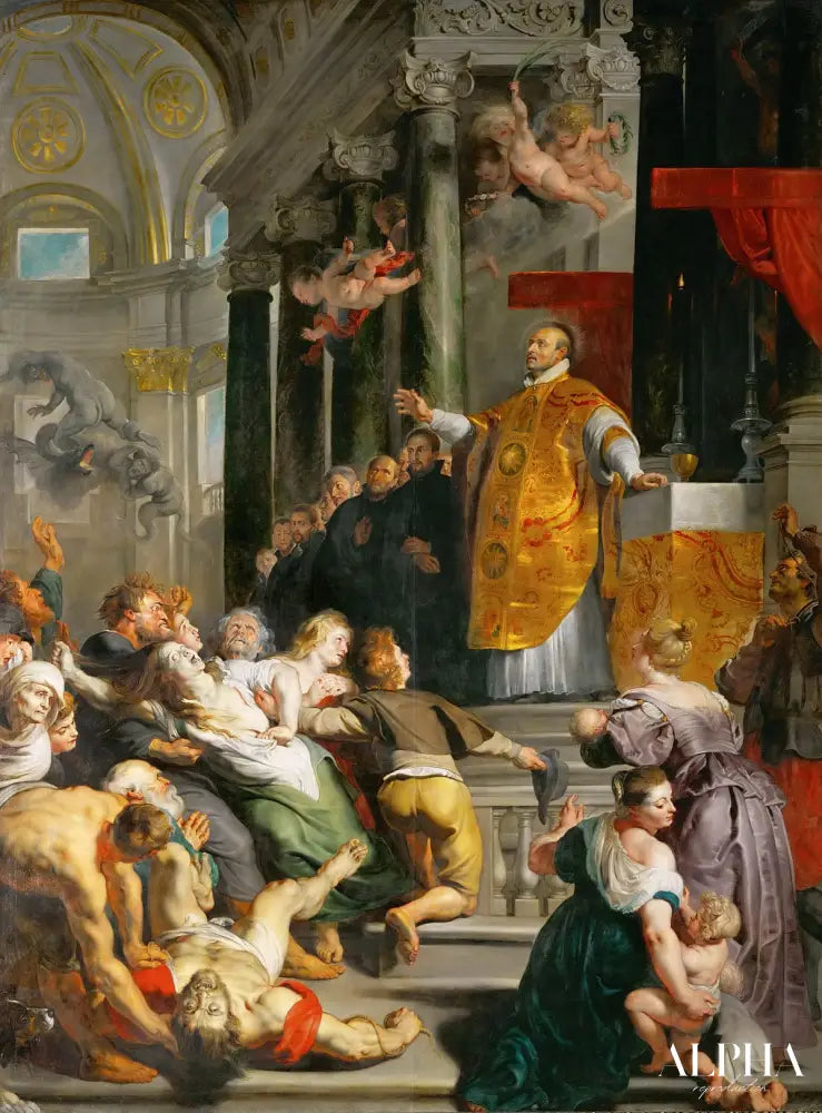 Les miracles Ignatius Saint des Loyola - Peter Paul Rubens - Reproductions de tableaux et peintures haut de gamme