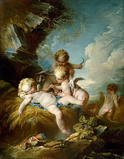 Les moissonneurs de chérubins - François Boucher - Alpha Reproduction