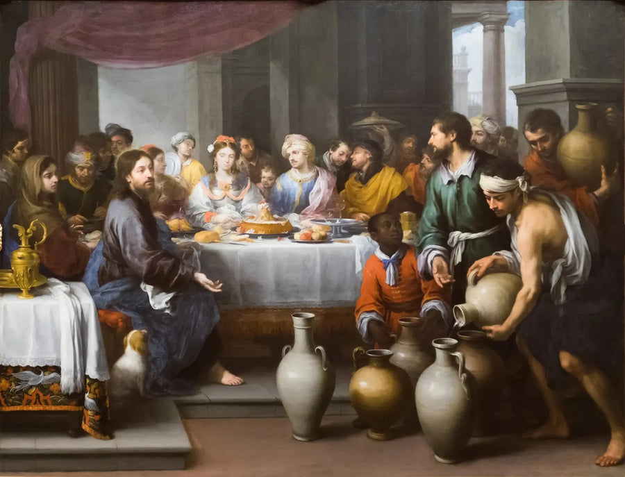 कनान की शादी - बार्टोलोमे़ Esteban Murillo