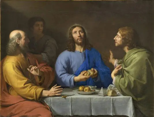Les pèlerins d’Emmaüs - Philippe de Champaigne - Alpha Reproduction