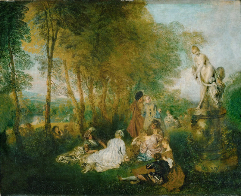 प्रेम के सुख - Antoine Watteau