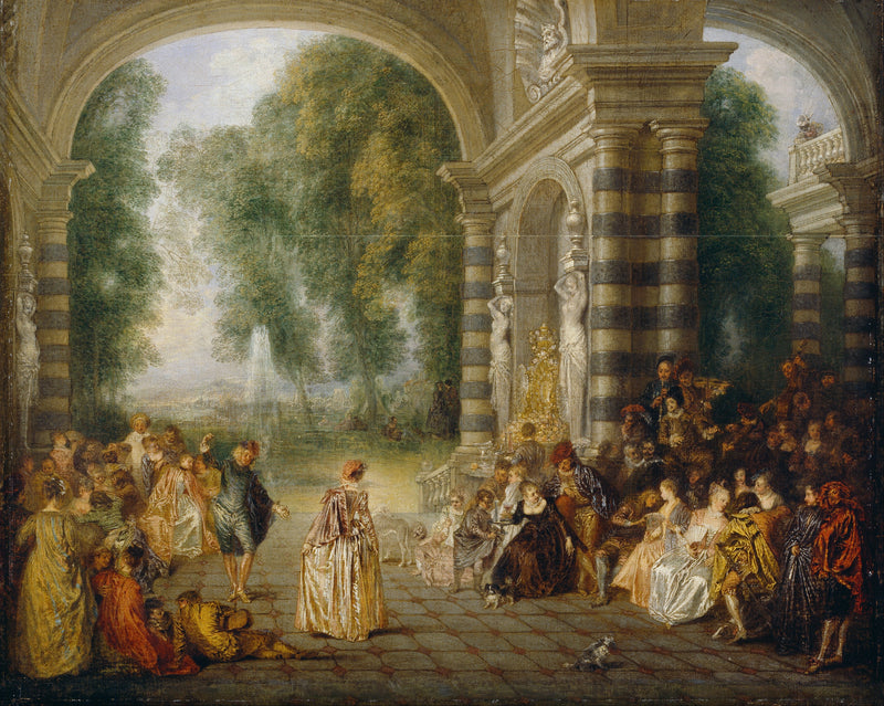 बॉलरूम के सुख - Antoine Watteau