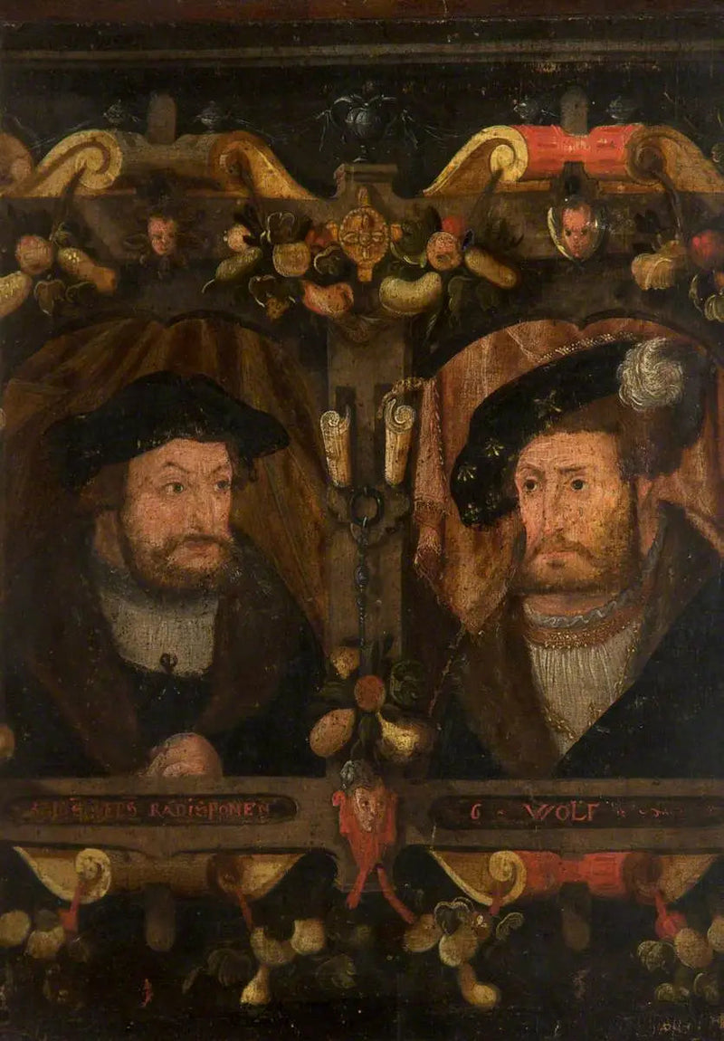 रेडिसोपेन और जी. वोल्फ (फ्रेडरिक « द सेज », 1463-1525, और जॉन I, « द कॉन्स्टेंट », 1468-1532) - लुकास क्रानाच द एल्डर