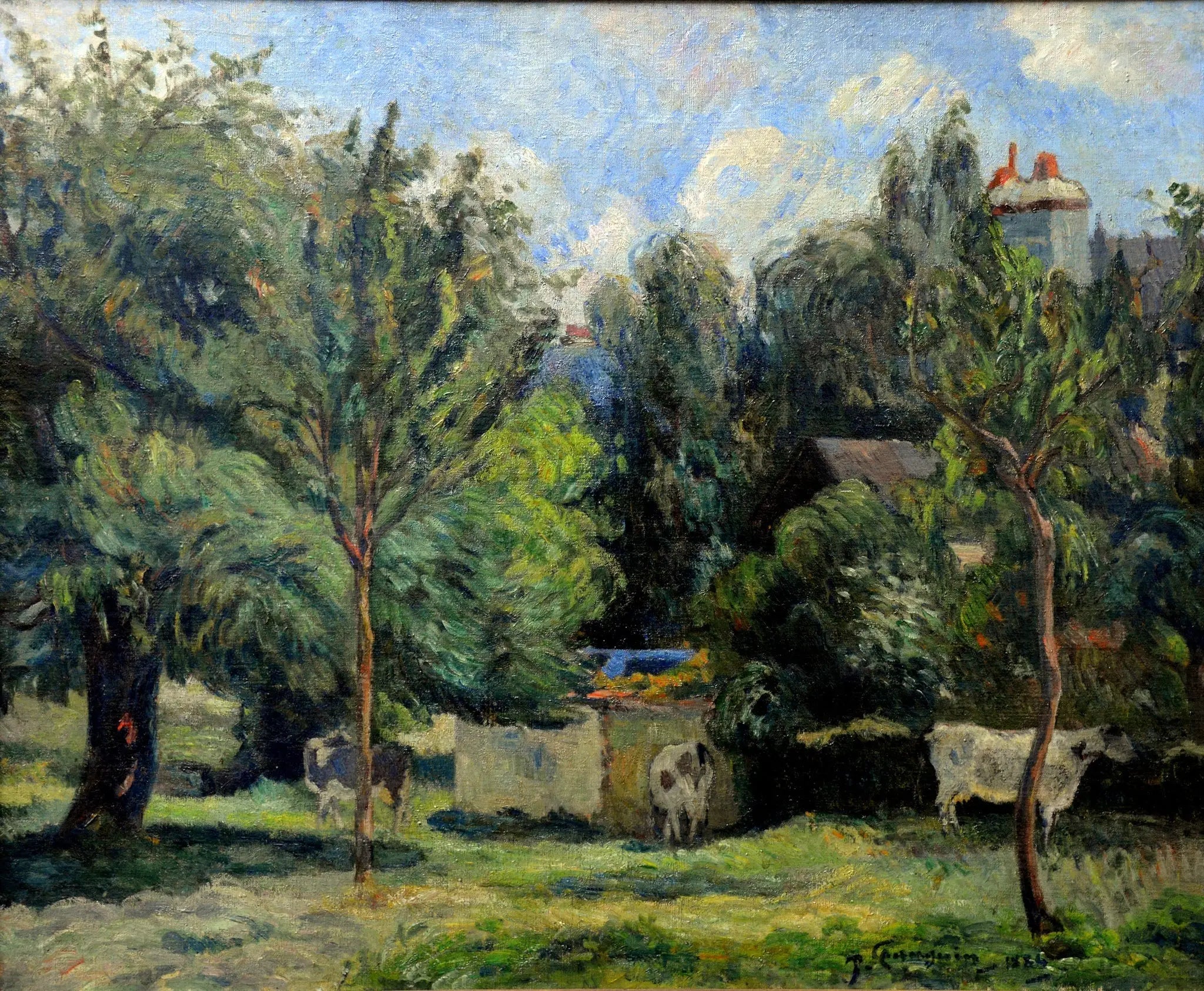 Reproduction du tableau « Les Trois vaches - Paul Gauguin » par Alpha Reproduction en peinture à l’huile