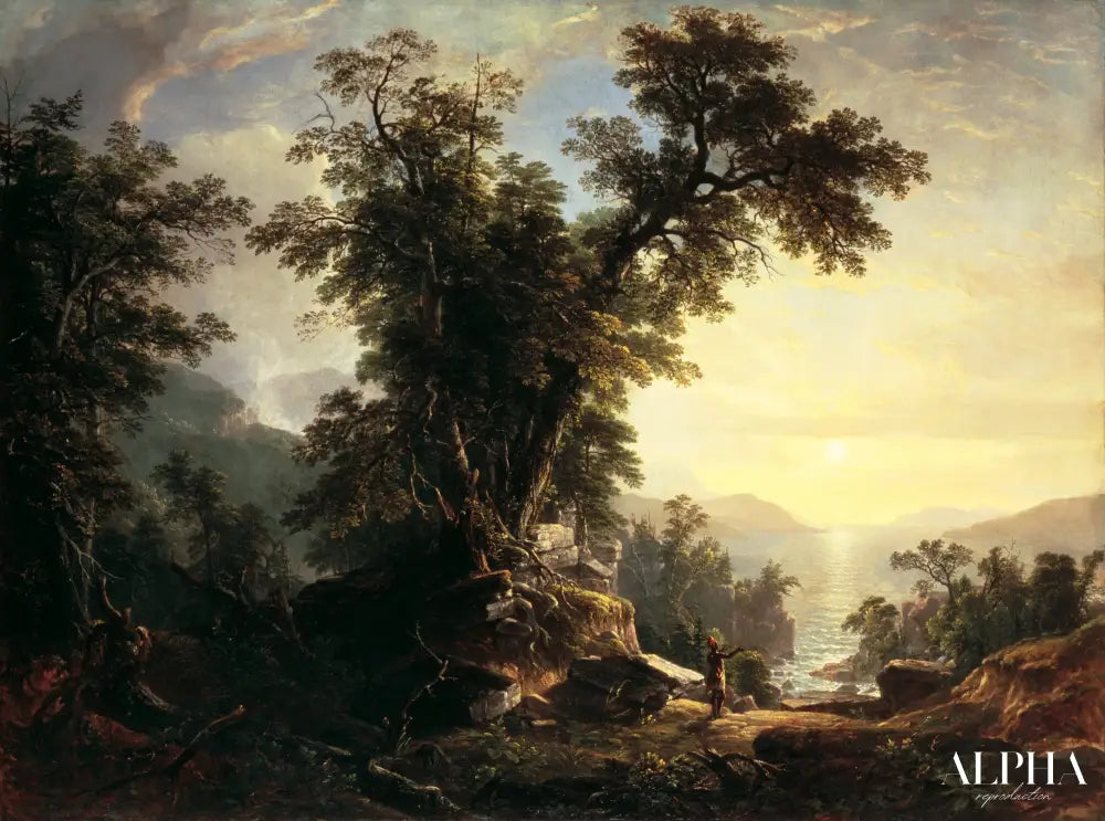 Les vêpres de l'Indien, 1847 - Asher Brown Durand - Reproductions de tableaux et peintures haut de gamme