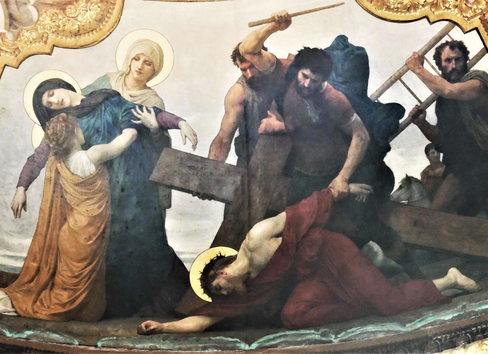 L’Évanouissement de la Vierge de William-Adolphe Bouguereau