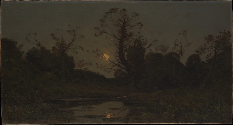 Lever de lune - Henri-Joseph Harpignies