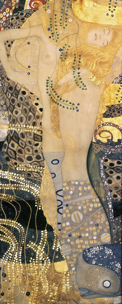 Reproduction du tableau « L'Hydre - Gustav Klimt » par Alpha Reproduction en peinture à l’huile