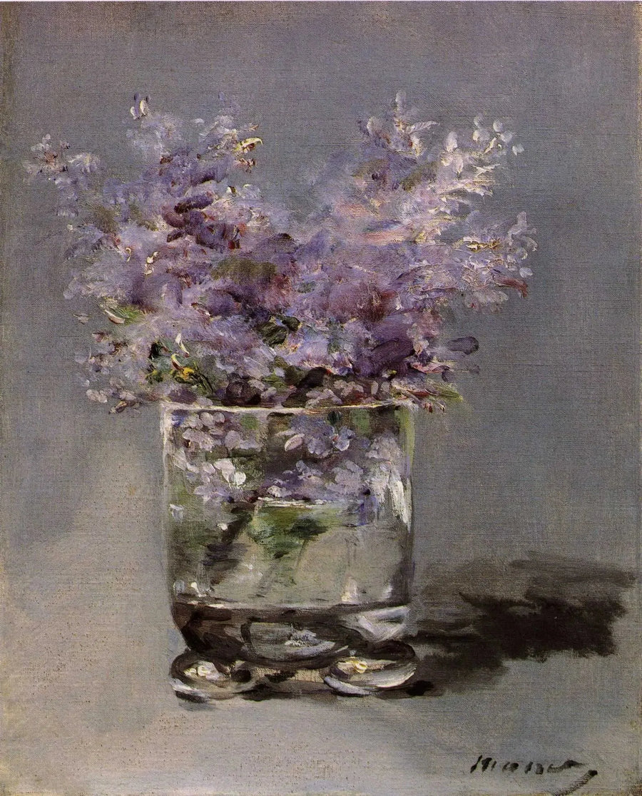 एक गिलास में बैंगनी - Édouard Manet