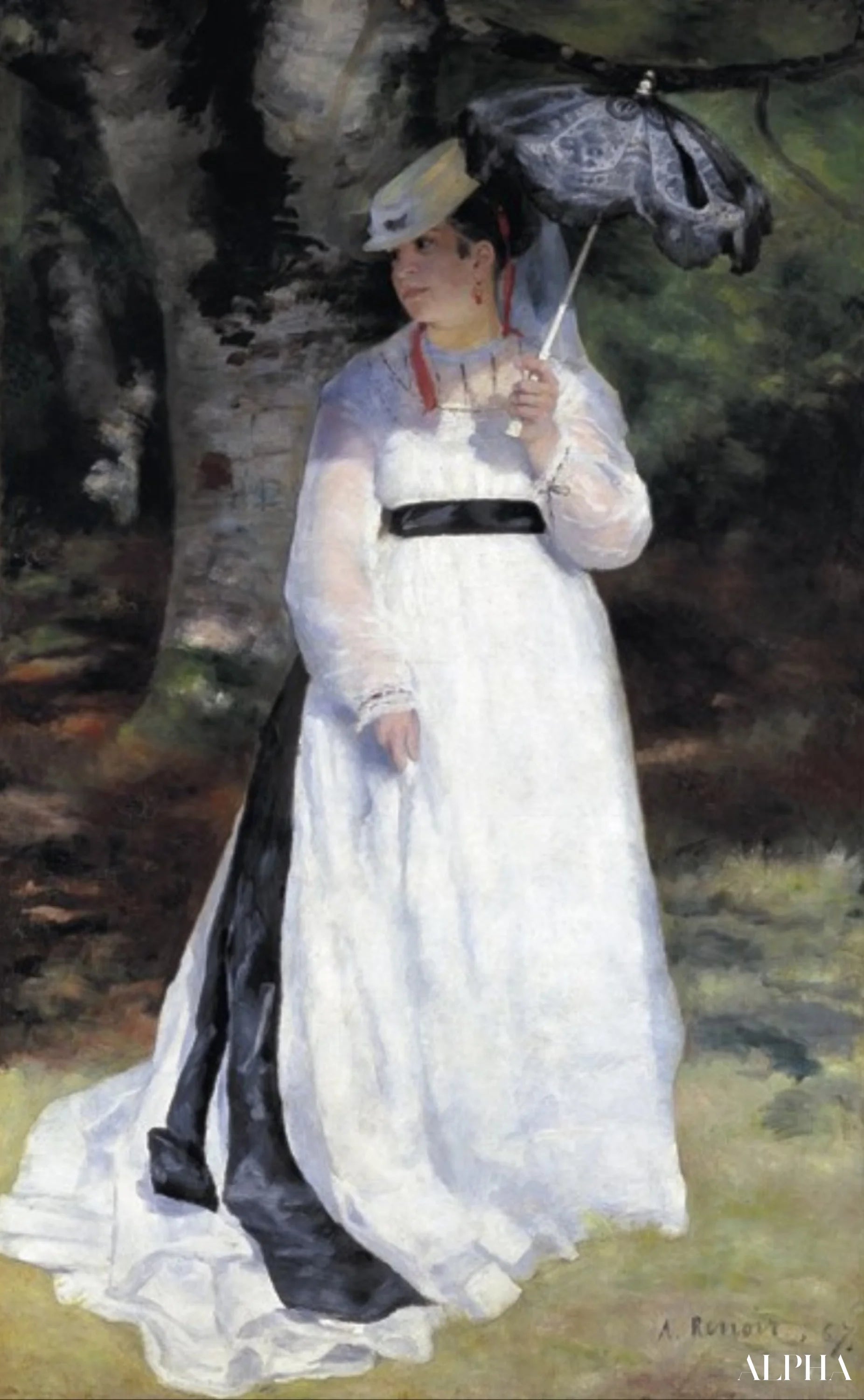 Lise à l'ombrelle - Pierre-Auguste Renoir - Reproductions de tableaux et peintures haut de gamme