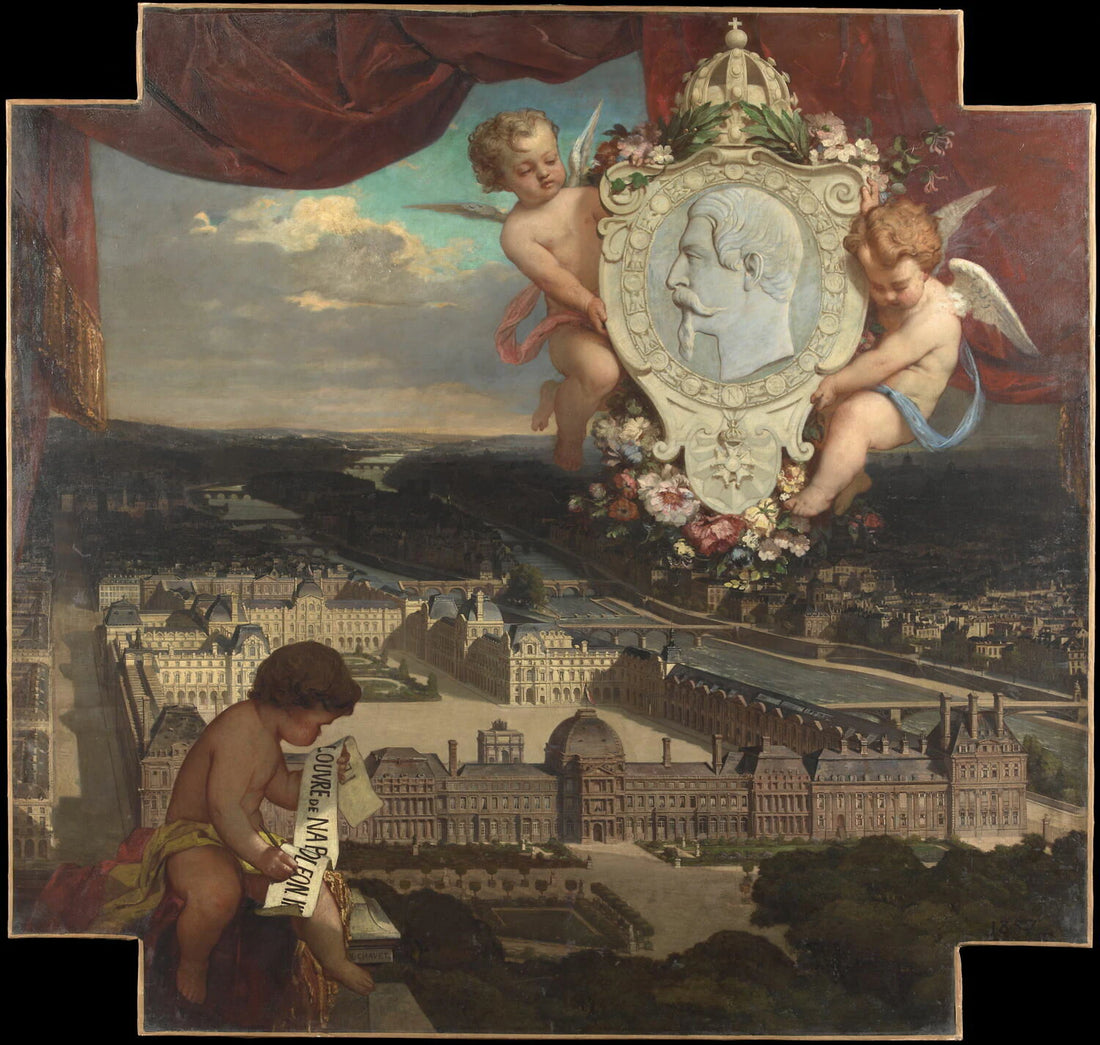 Le Louvre de Napoléon III - Victor Joseph Chavet