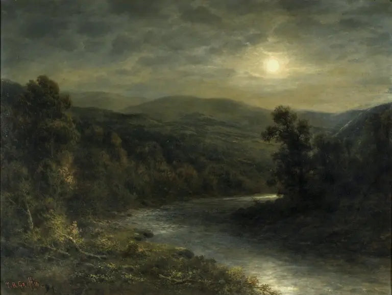Clair de lune sur le Delaware de Thomas Bailey Griffin