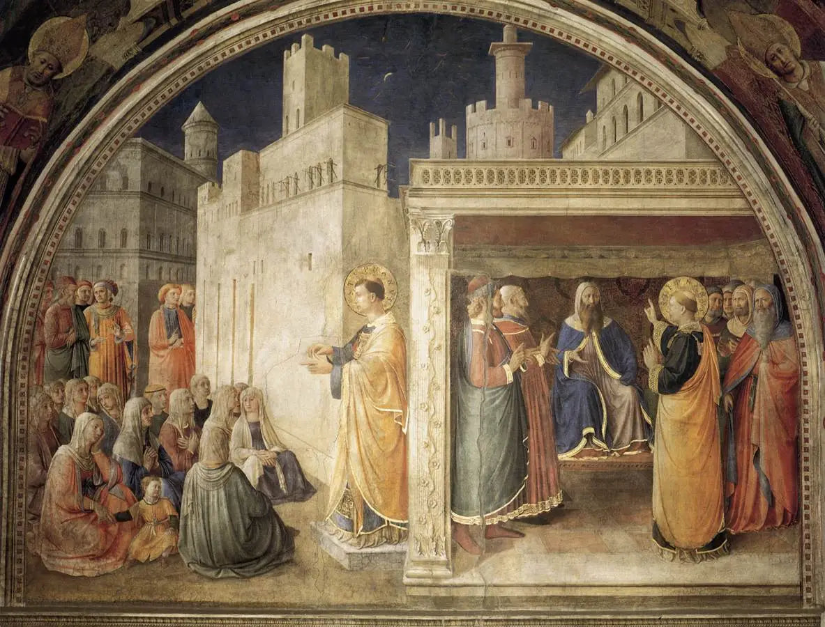 Lunette du mur nord - Fra Angelico - Alpha Reproduction