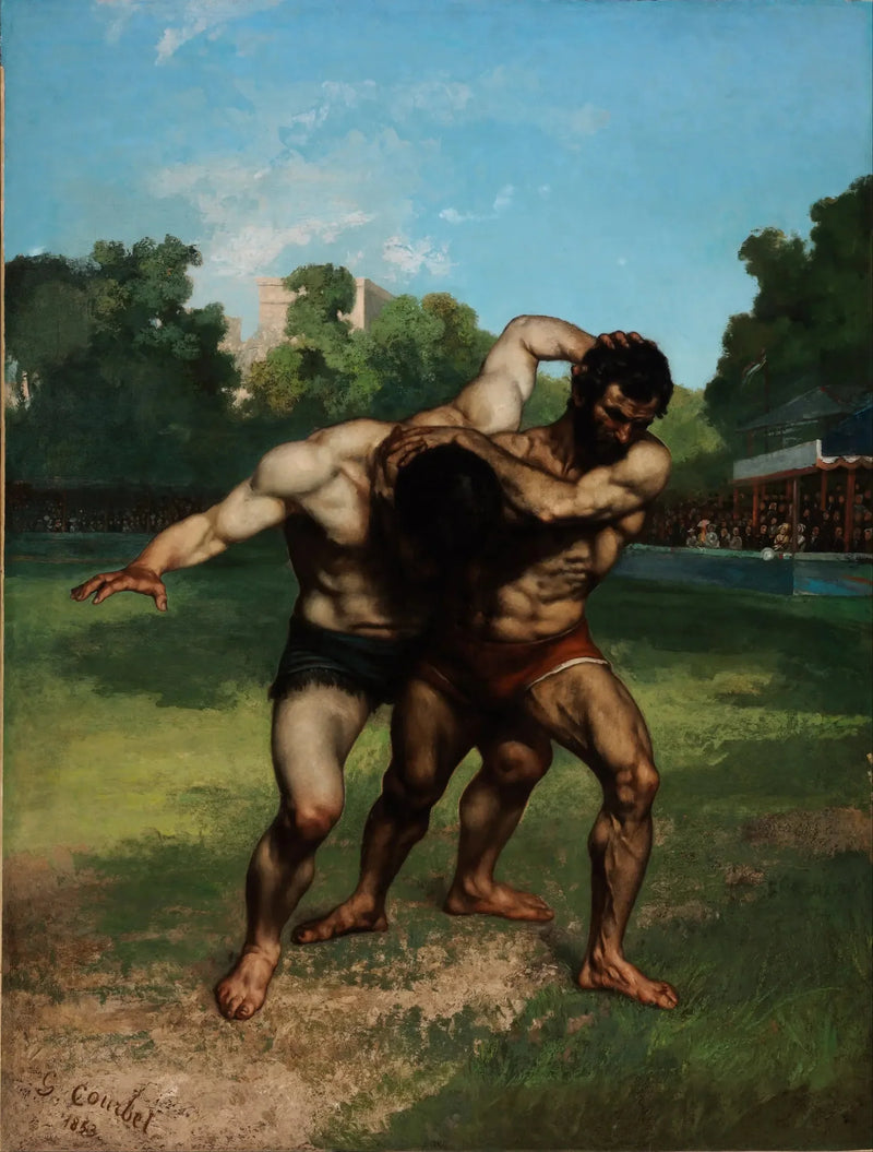 पहलवान - Gustave Courbet