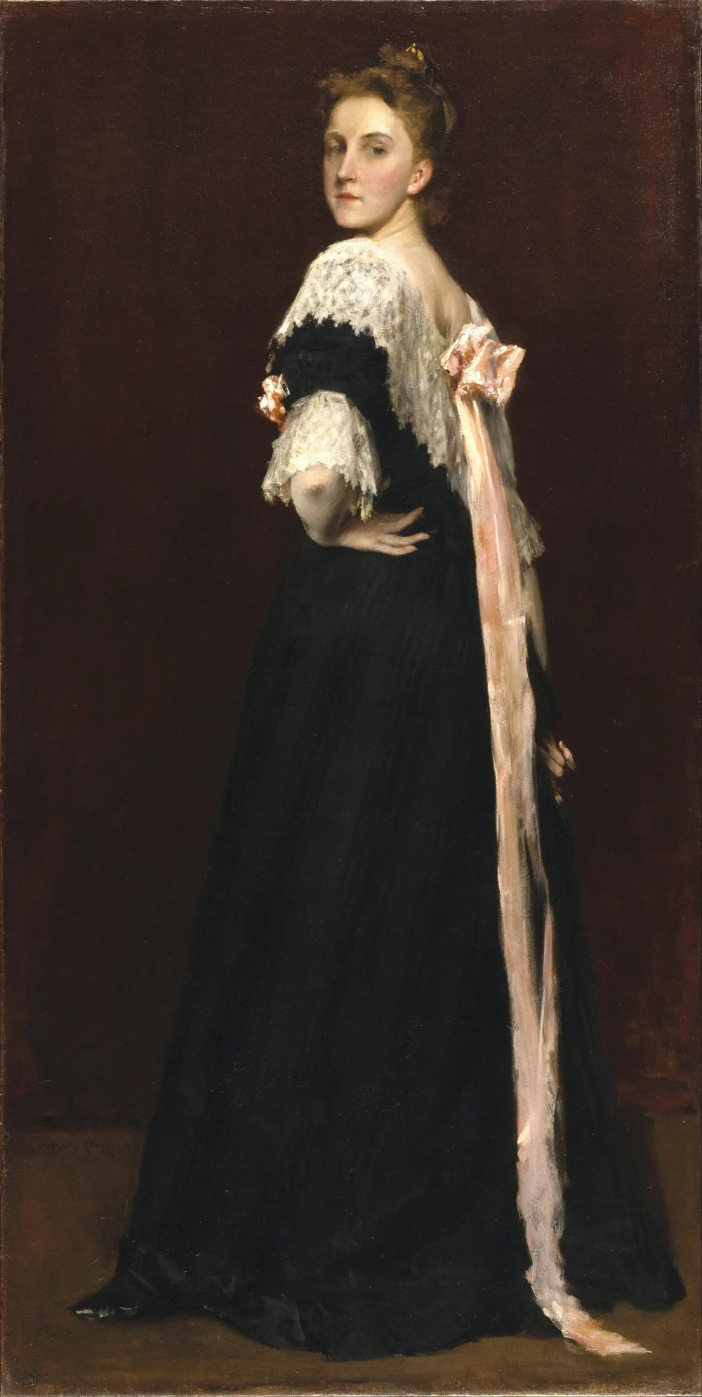 Lydia Field Emmet - William Merritt Chase image 1 reproduction artisanale de tableau