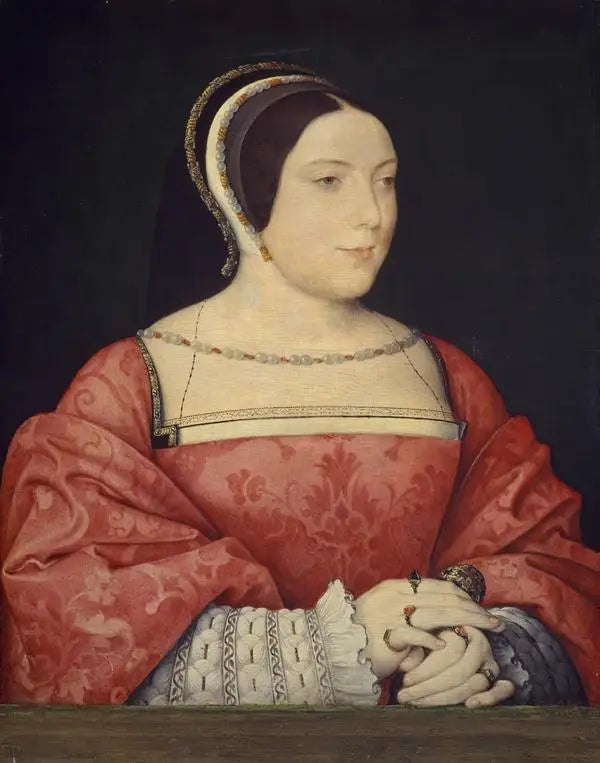 Madame de Canapés (Marie d'Assigny, 1502 - 58) - Jean Clouet image 1 copie peinte à la main à l’huile