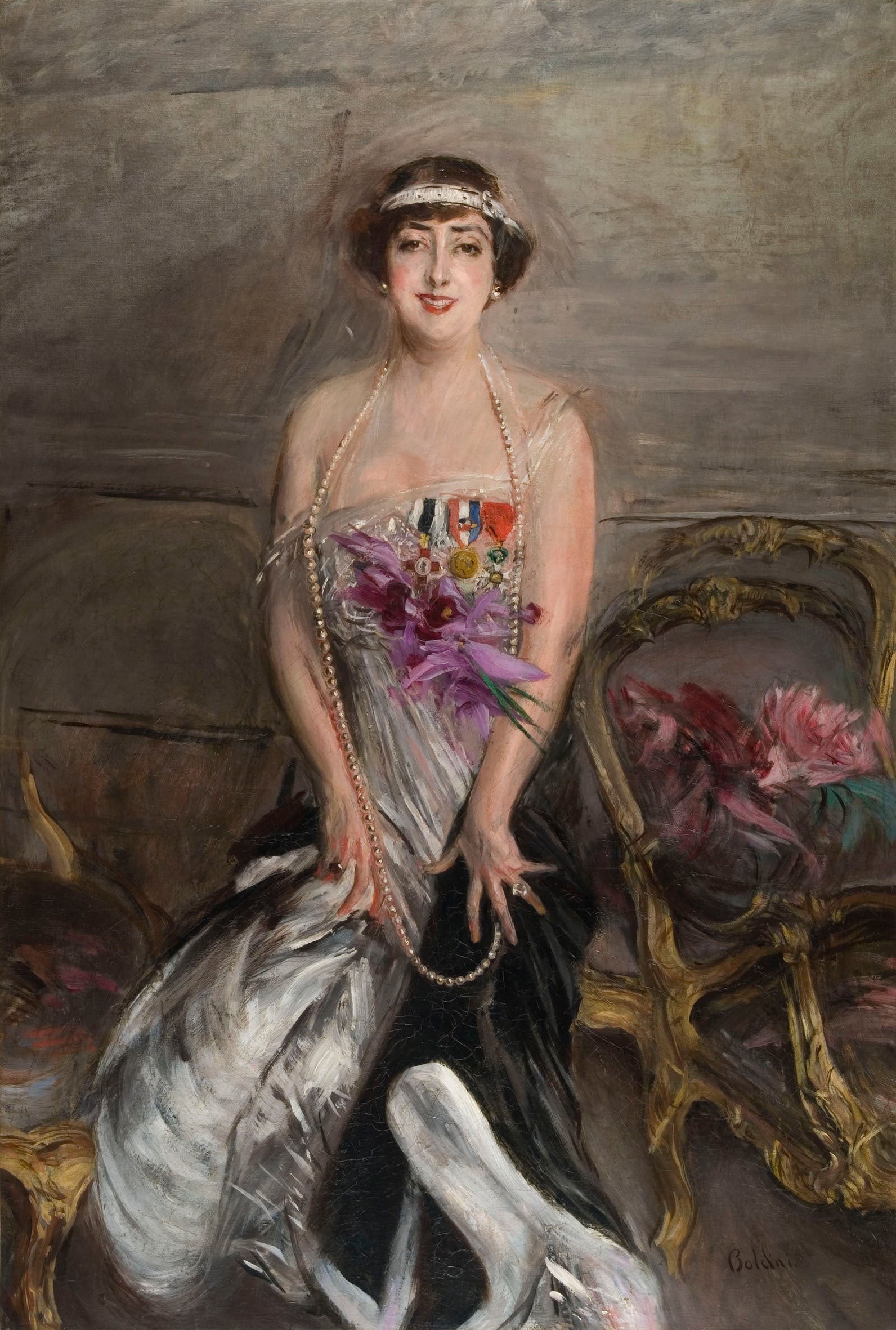 Madame Michelham - Giovanni Boldini image 1 copie de tableau peinte à la main