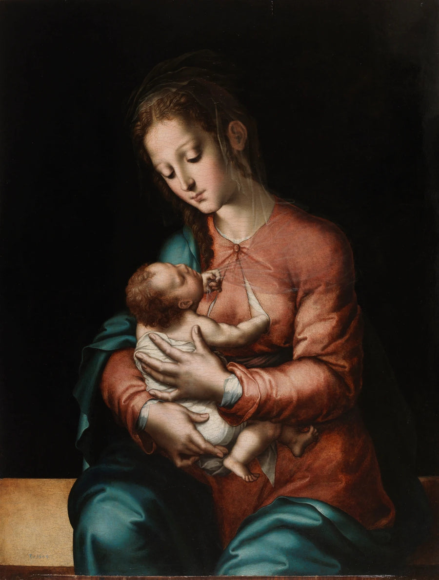 Madone qui allaite - Luis de Morales