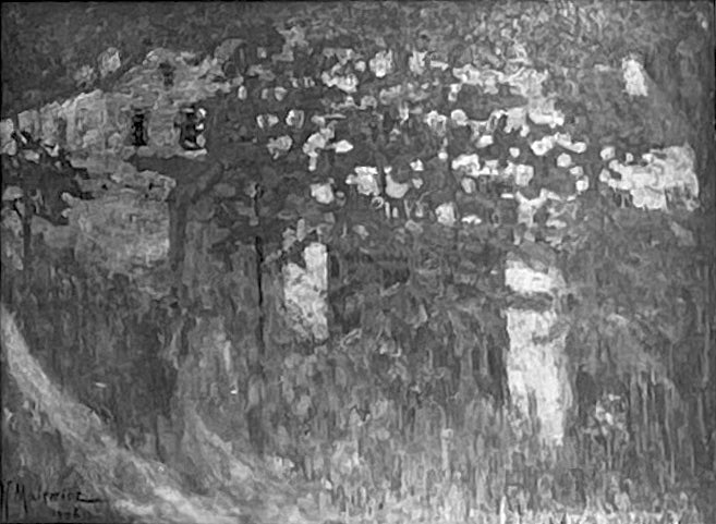 घर का घराना (लाल छत) - कज़िमीर मालेविच