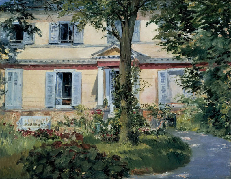 रूयिल में घर - Édouard Manet